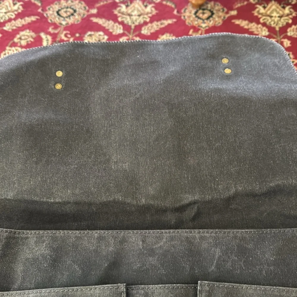 Lifewit Messenger Canvas/Leather Trim Bag Computer Bag Office (TD)
